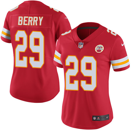 Women's Limited Eric Berry Nike Jersey Red - #29 Rush NFL Kansas City Chiefs